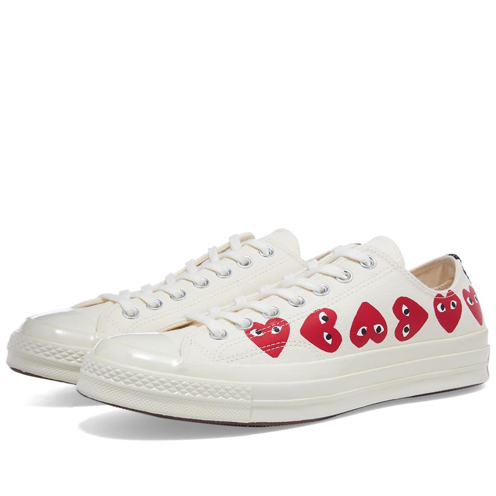heart low top converse