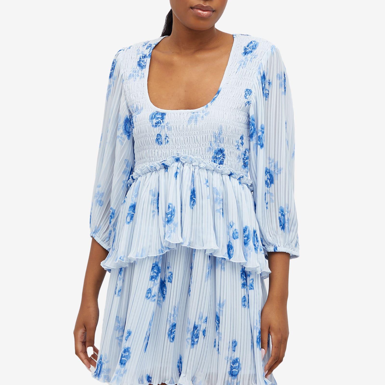ganni-Heather-Pleated-