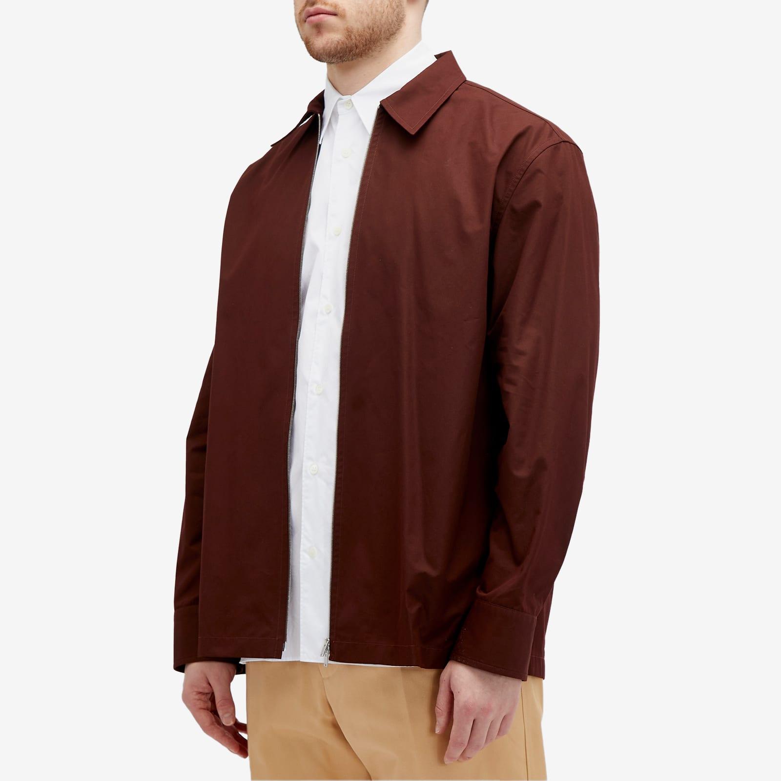 Jil Sander ジップスルー コットン オーバーシャツ Jil Sander ジップスルー コットン オーバーシャツ