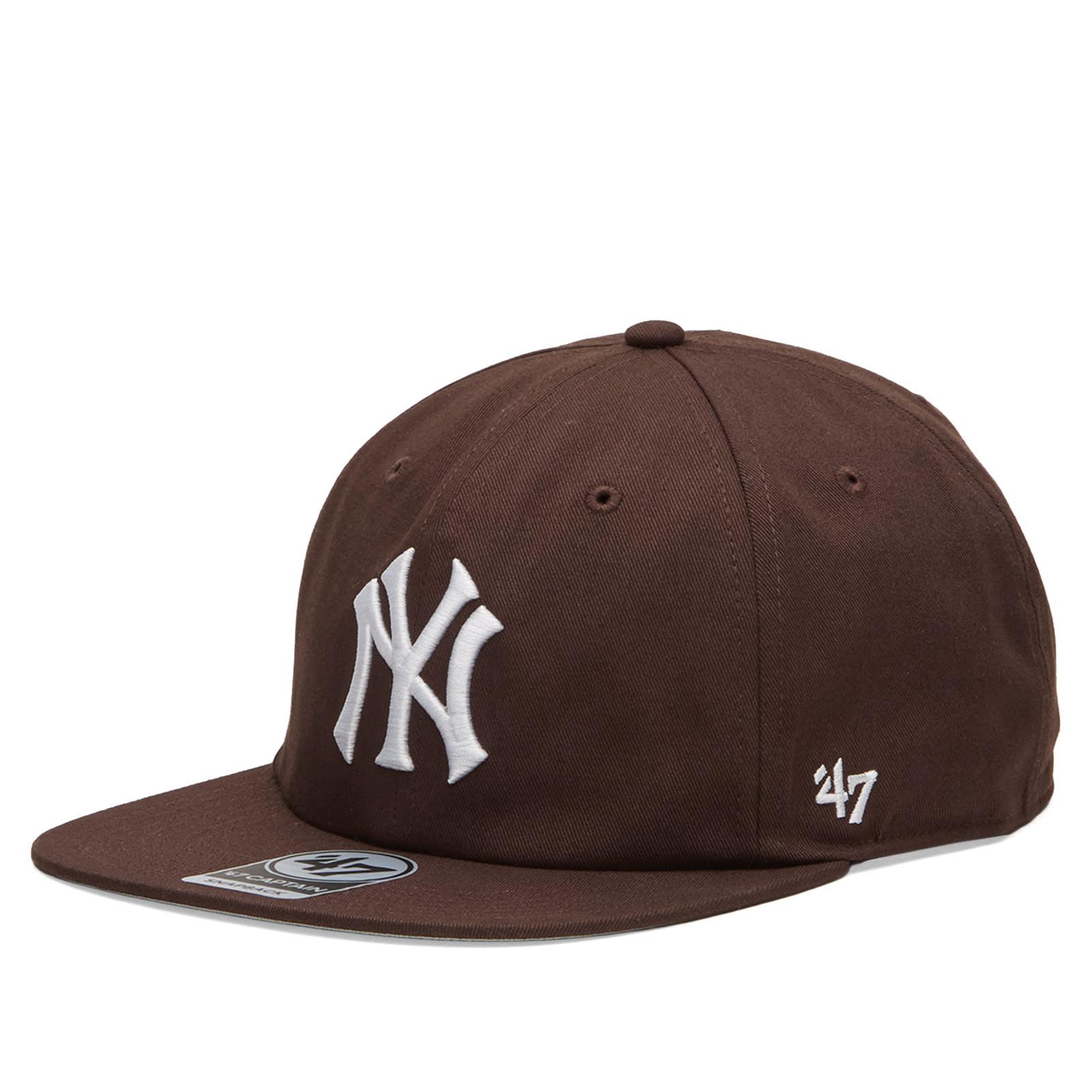47 47 New York Yankees Linscott Captain Cap in Brown | Lyst