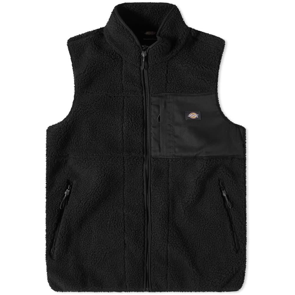Dickies Red Chute Fleece Vest in Black for Men Lyst