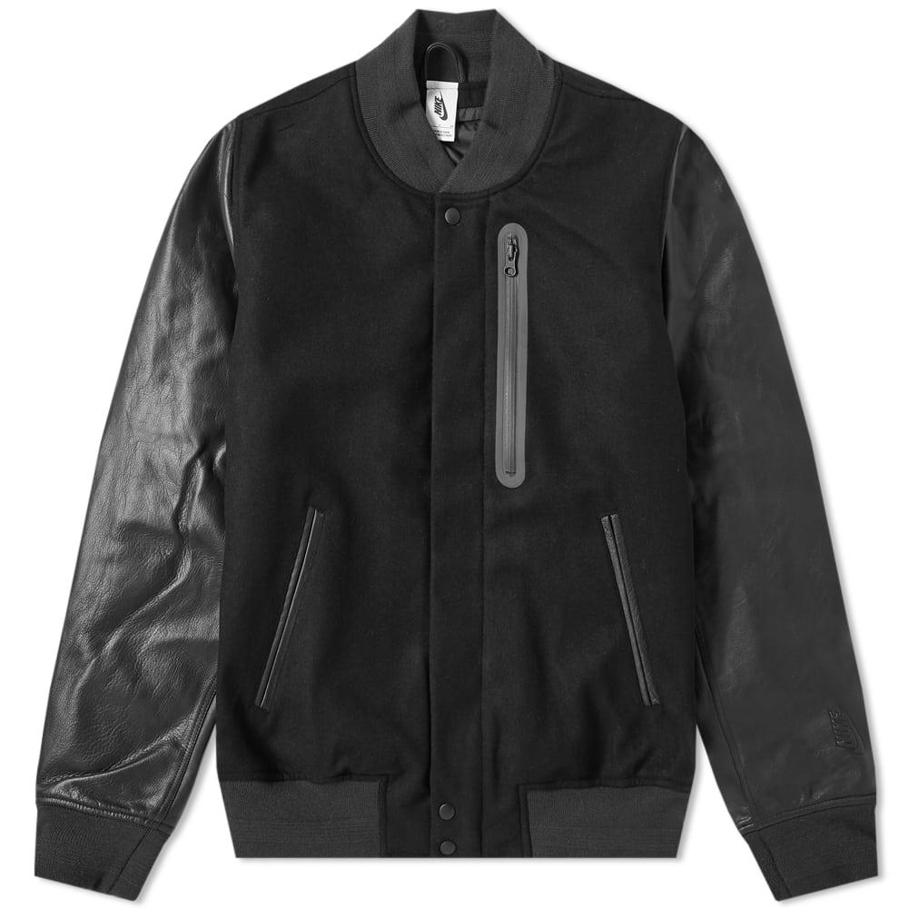 Nike Nikelab Essentials Destroyer Jacket in Black for Men | Lyst