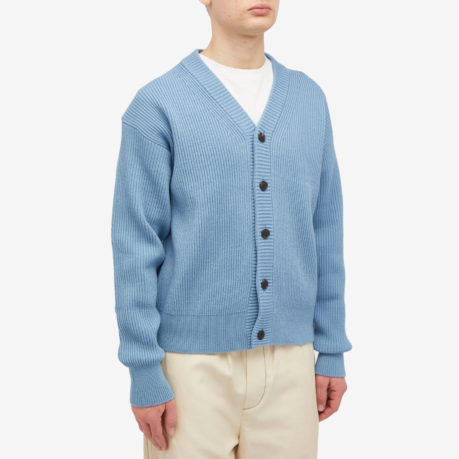 AURALEE French Merino Rib Cardigan in Blue for Men | Lyst UK AURALEE French Merino Rib Cardigan in Blue for Men | Lyst UK