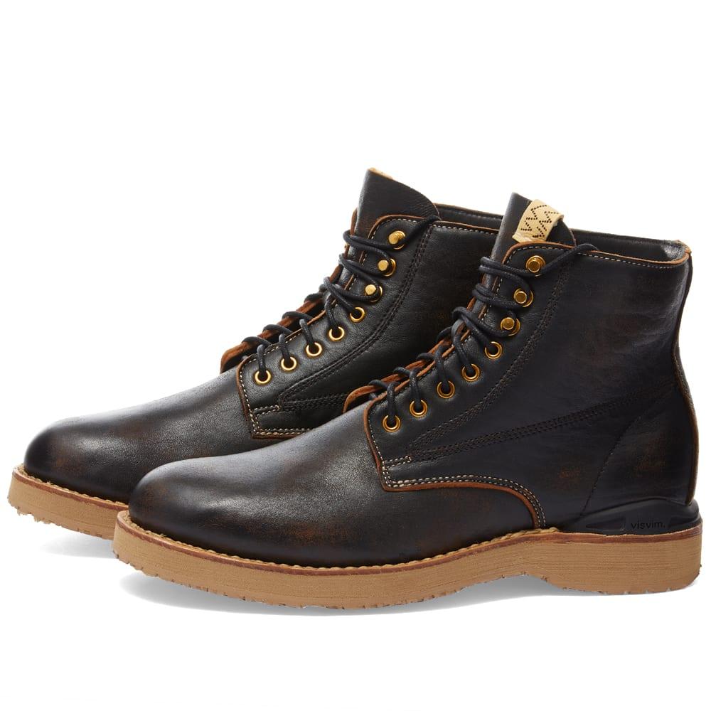 Visvim Virgil Boots Folk Sneakers in Black for Men | Lyst