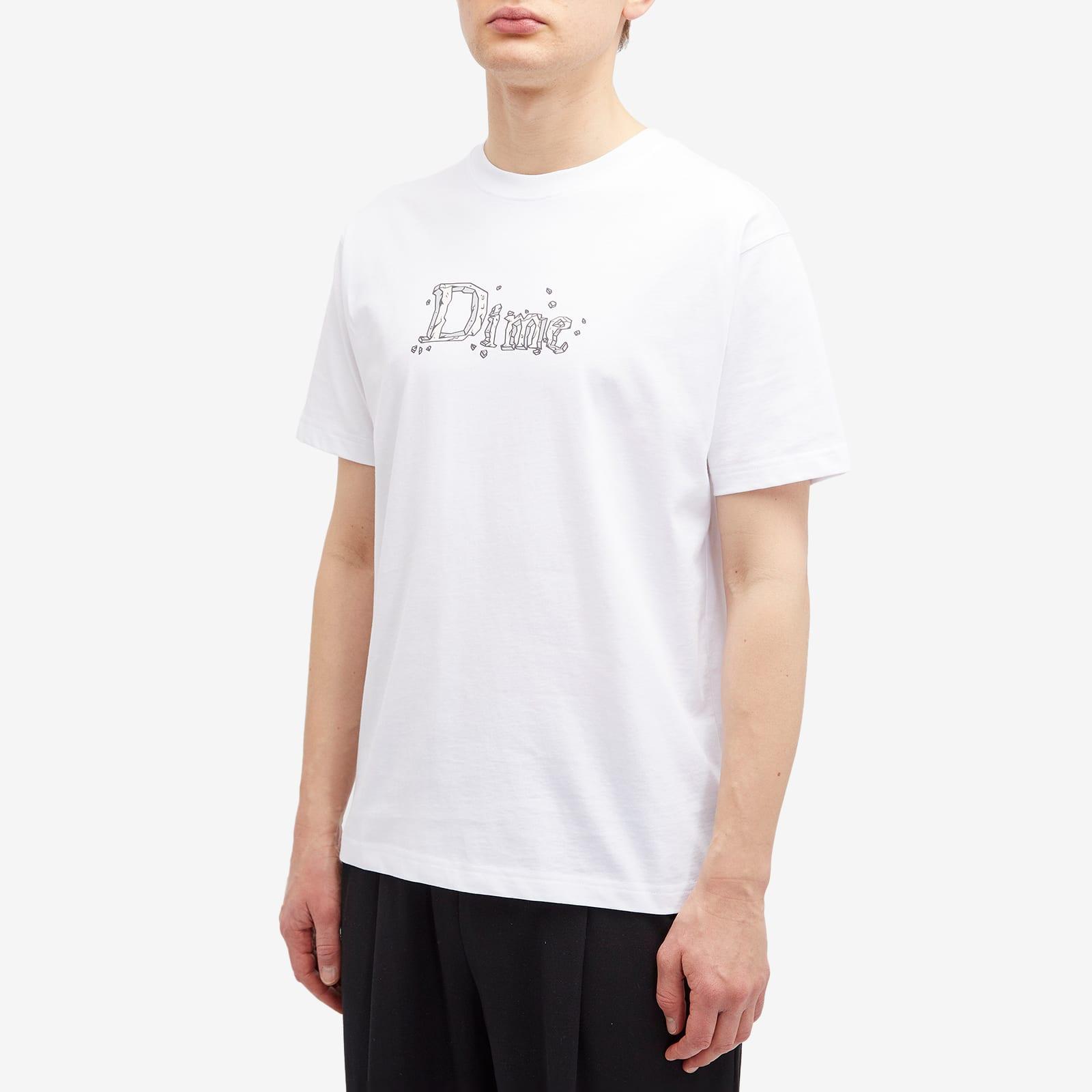 Dime Classic Stone Logo T-Shirt in White for Men | Lyst