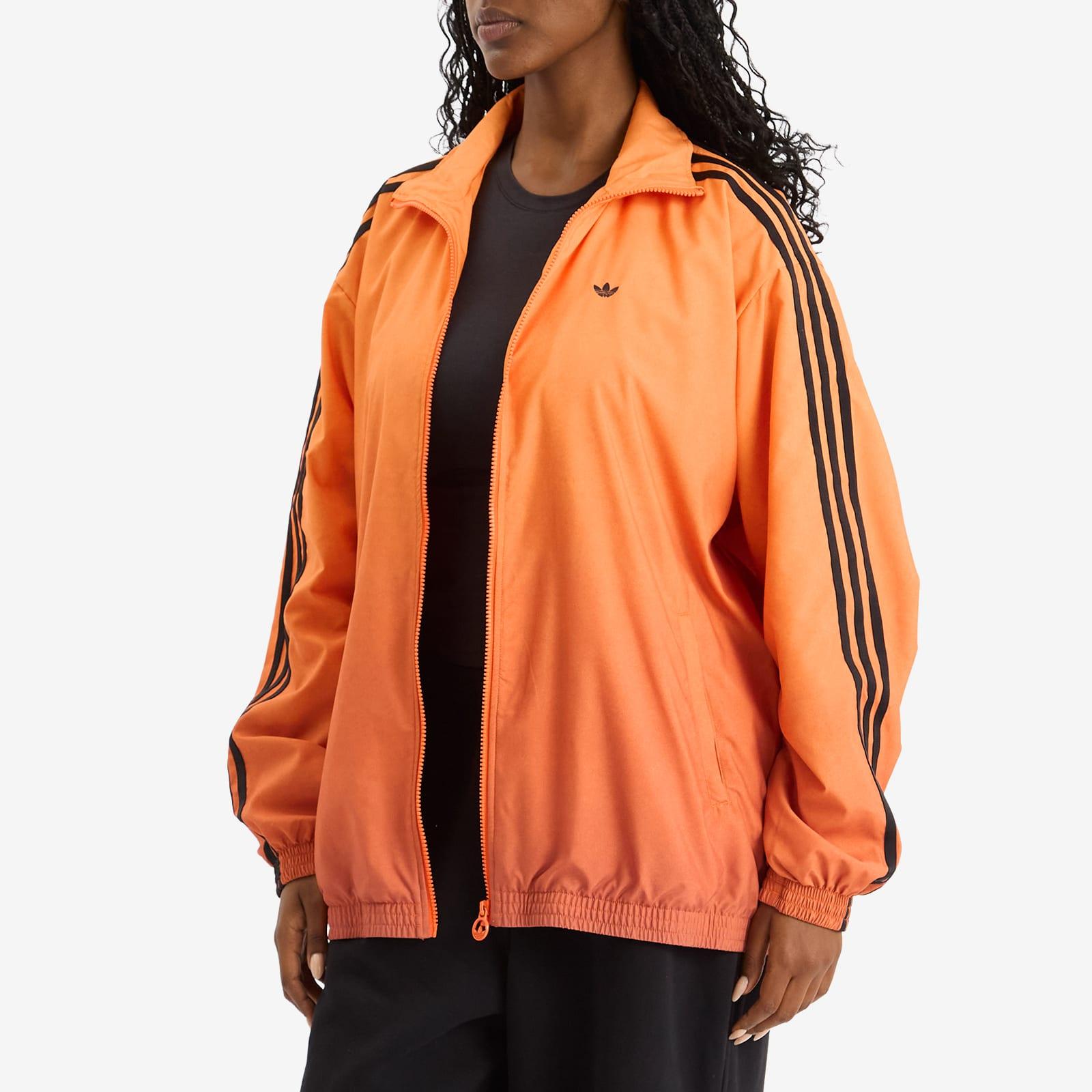 adidas Firebird Oversized Track Top in Orange | Lyst