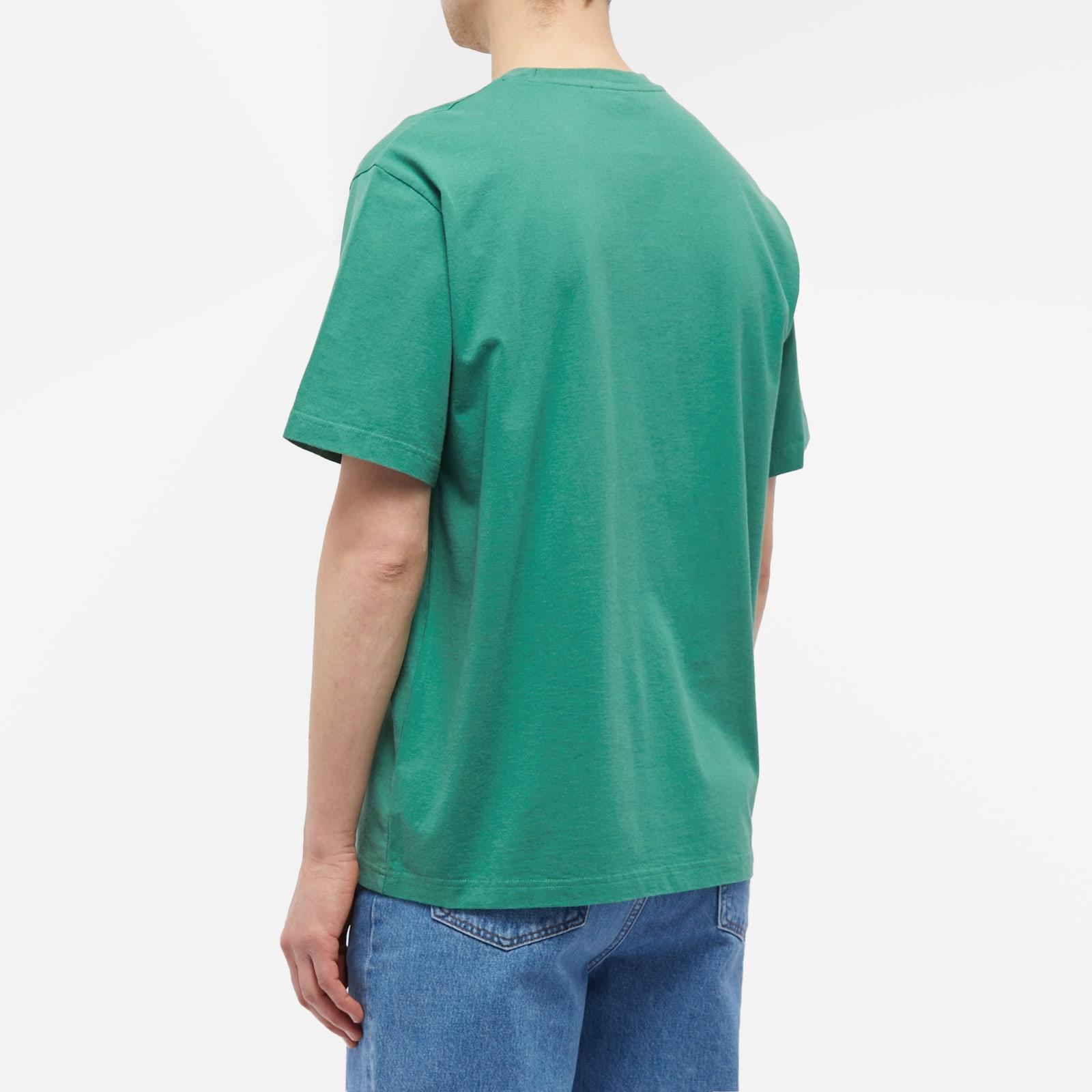Maison Kitsuné Varsity Comfort T-shirt in Green for Men | Lyst