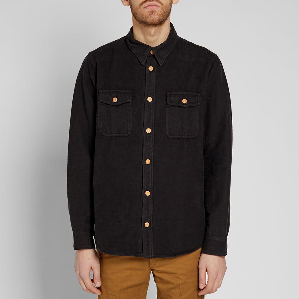 Visvim Elk Flannel Shirt in Black for 