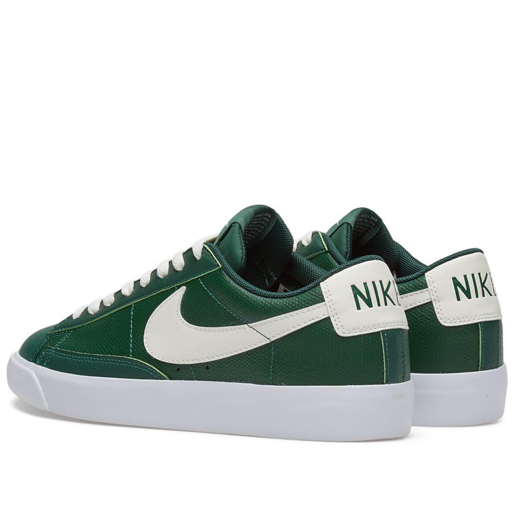 Nike Blazer Low Leather in Green for Men - Lyst