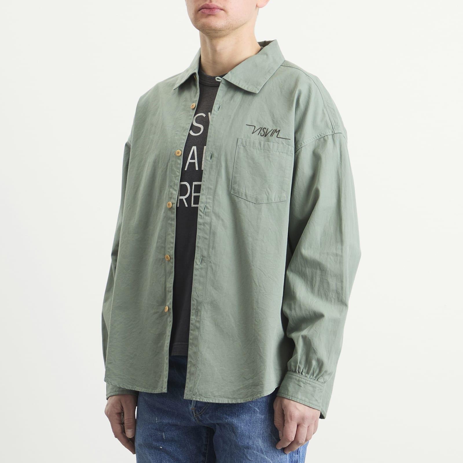 Visvim Palmer Shirt in Green for Men | Lyst