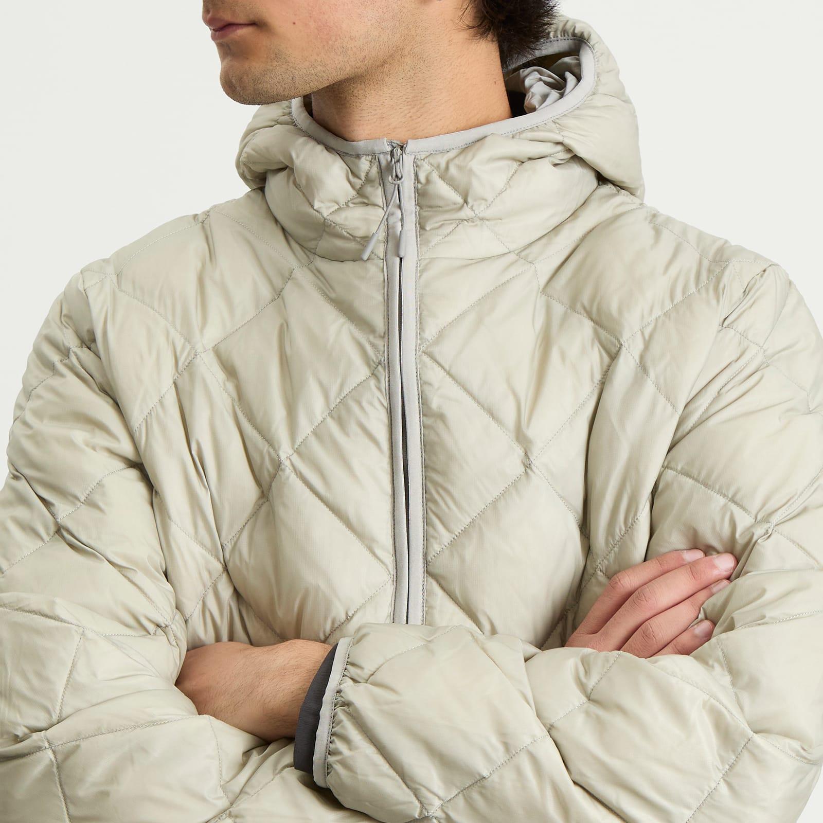 Hiking Patrol Base Lt Down Hooded Jacket in Natural for Men | Lyst UK