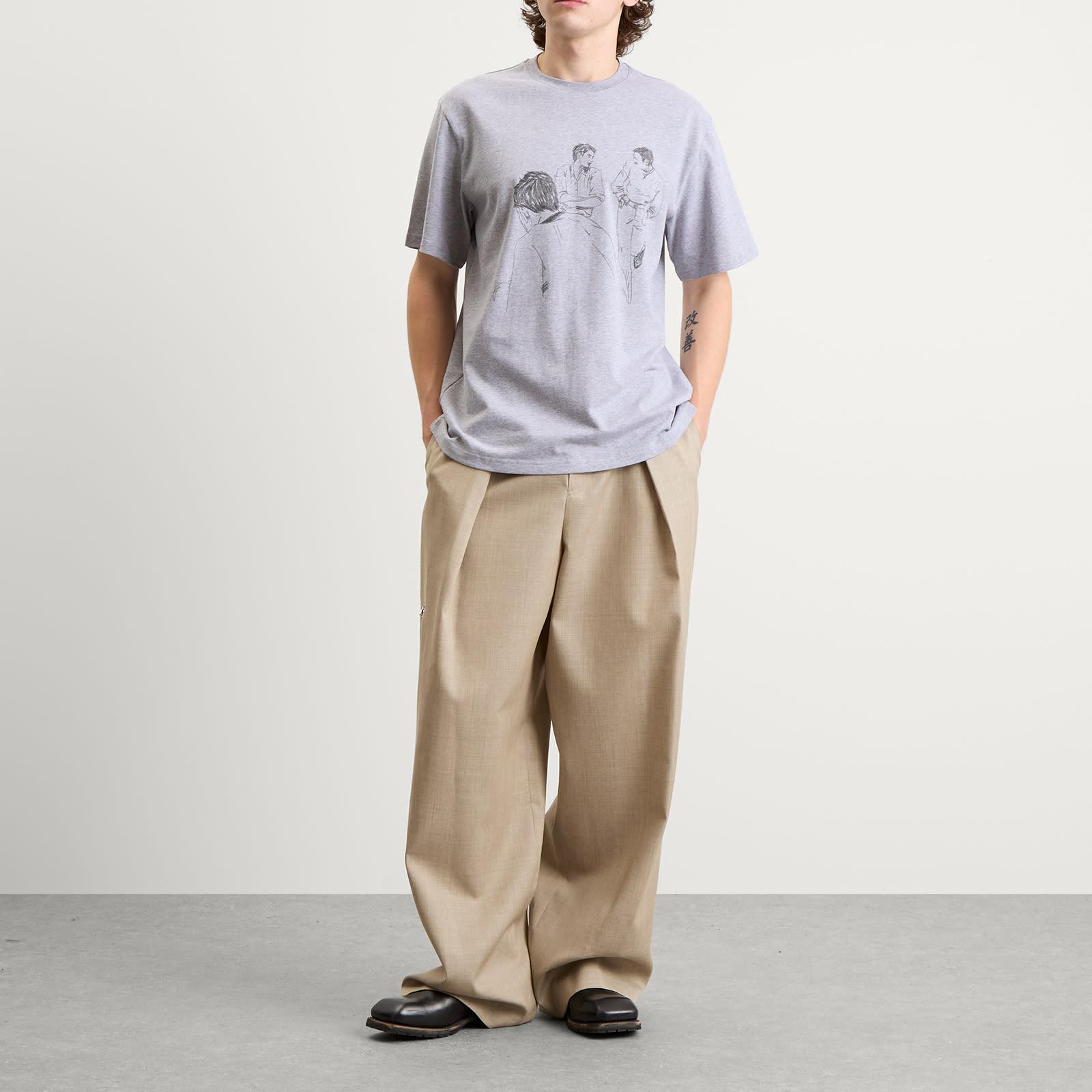 JW Anderson Tailored Trousers in Natural for Men | Lyst
