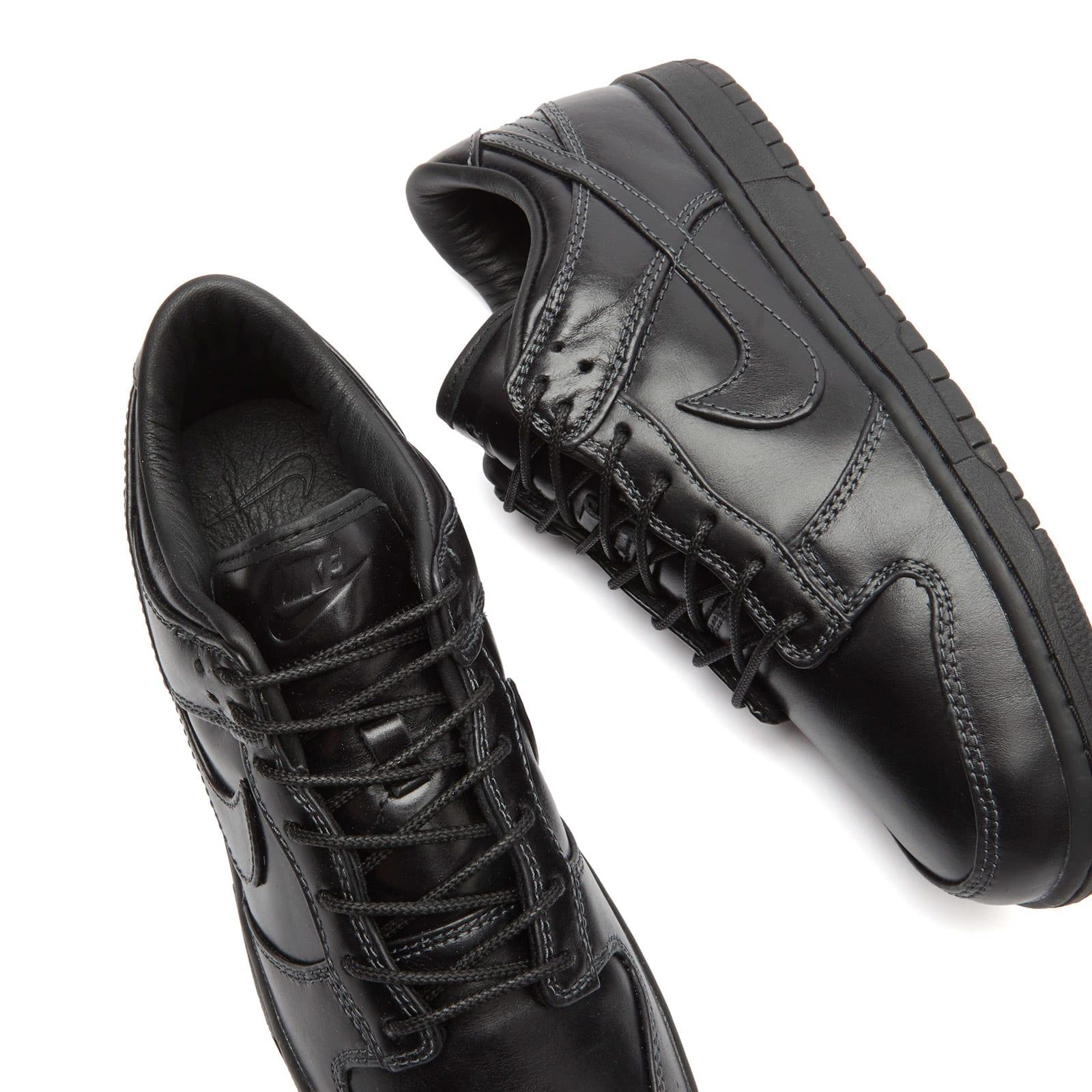 Nike Dunk Low Retro Prm Qs Sneaker in Black | Lyst