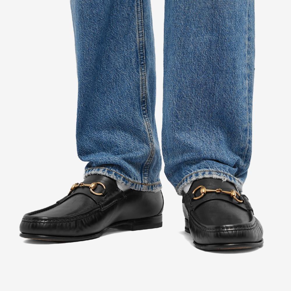 Gucci Roos Classic Horse Bit Loafer in Black for Men | Lyst