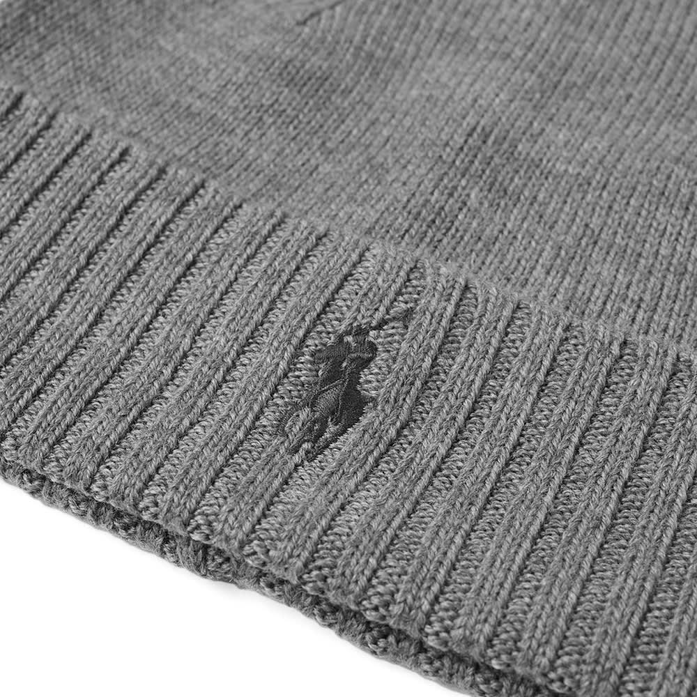 Polo Ralph Lauren Merino Wool Classic Beanie in Gray for Men | Lyst