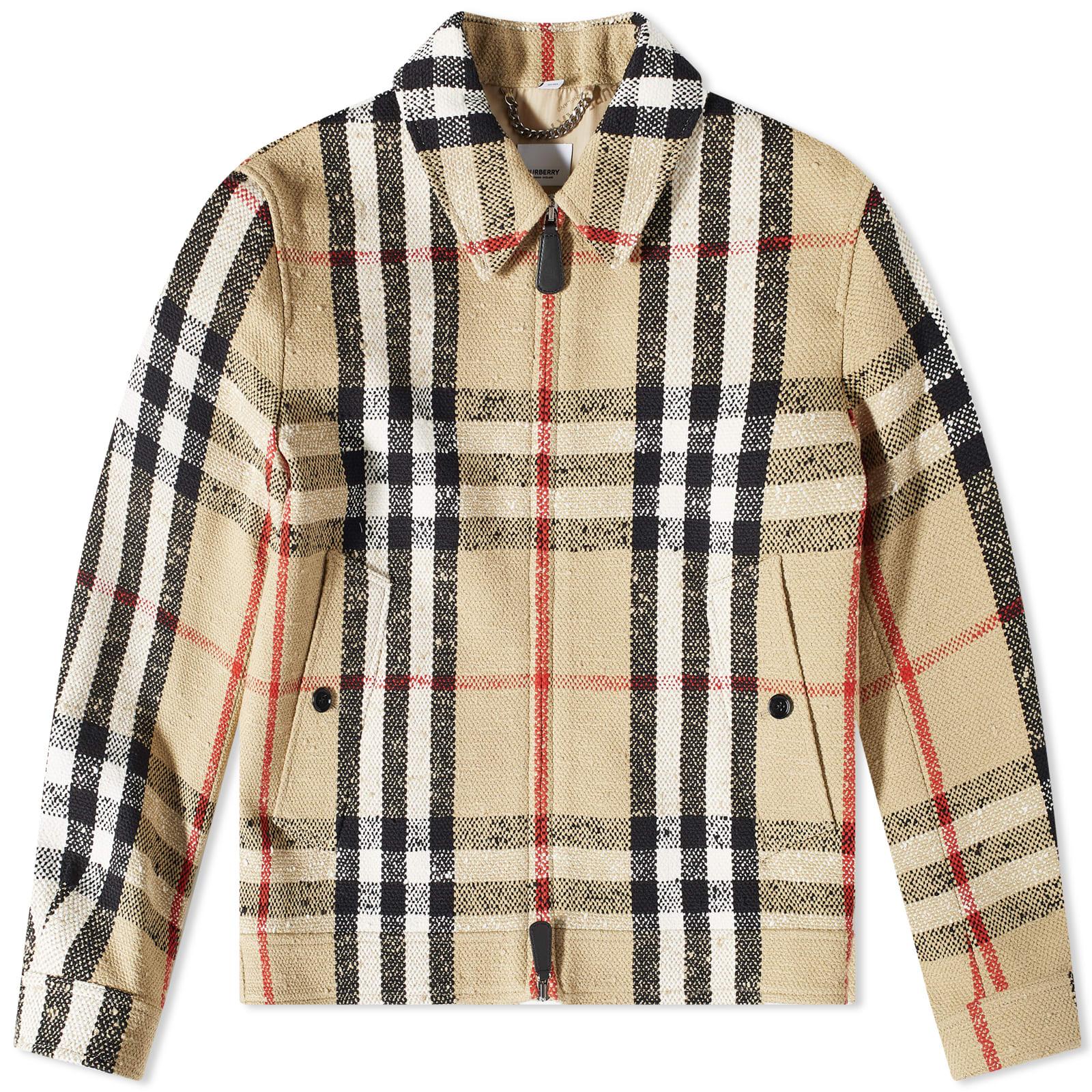 Burberry Crossmoor Check Harrington Jacket for Men | Lyst