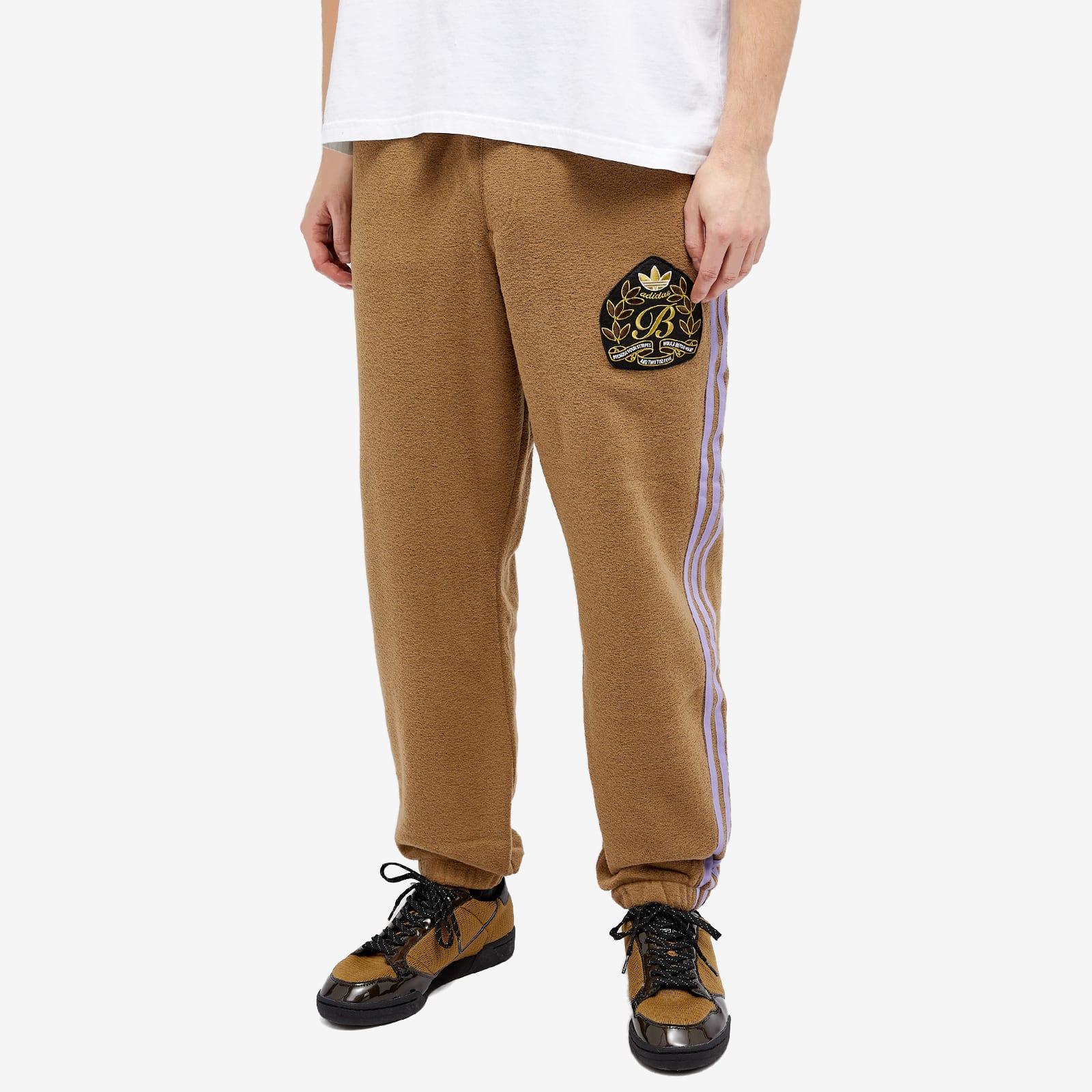 Brown adidas cheap track pants