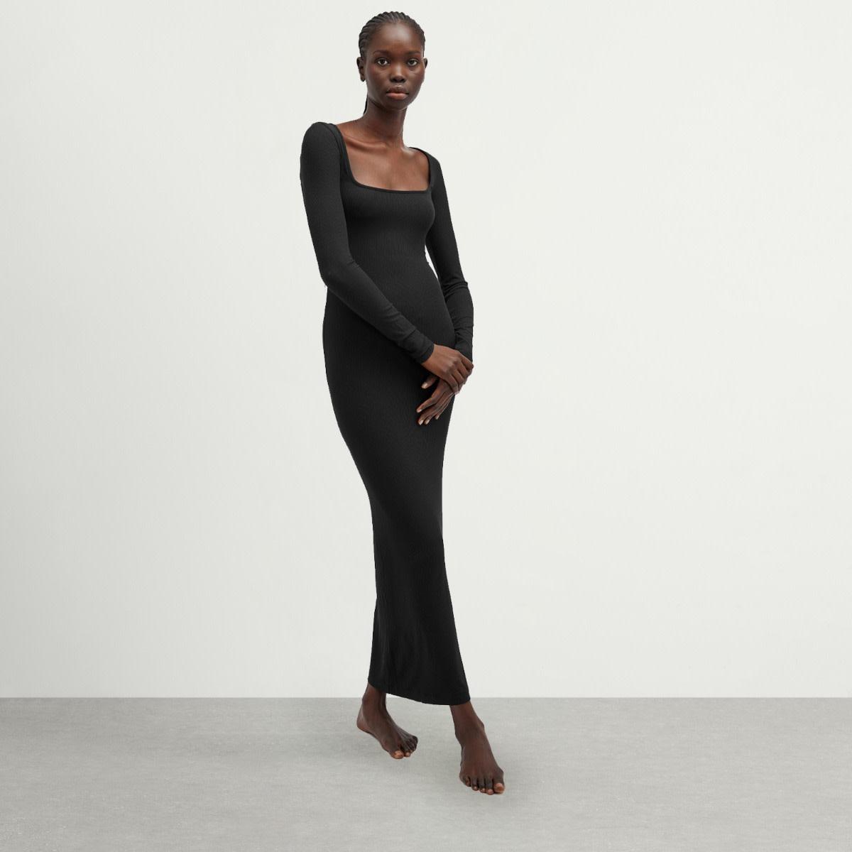 skims long black dress Maxi Slip in  All Dressed Up NZ This buttery FITS EVERYBODY LACE LONG SLIP