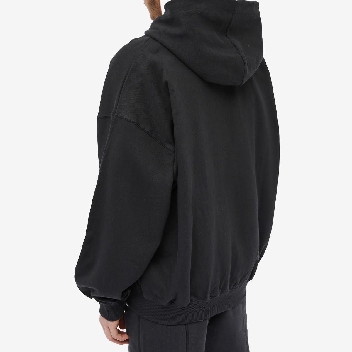 Cole Buxton Lightweight Zip Hoodie in Black for Men | Lyst