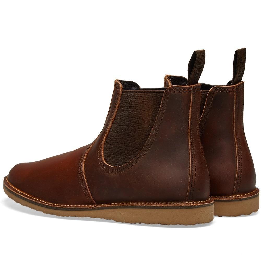 men's red wing heritage weekender chelsea