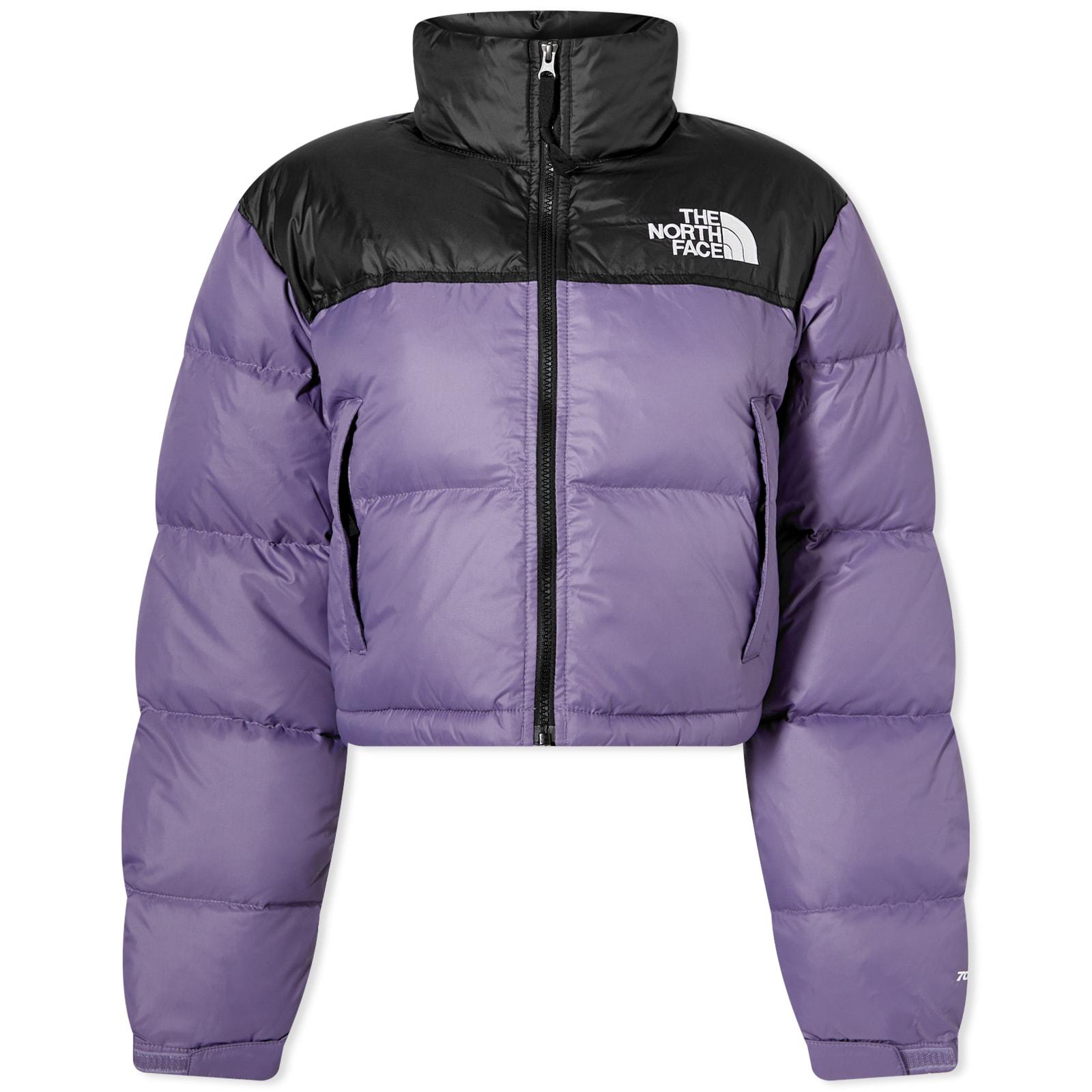 The North Face Nuptse Short Jacket in Purple | Lyst