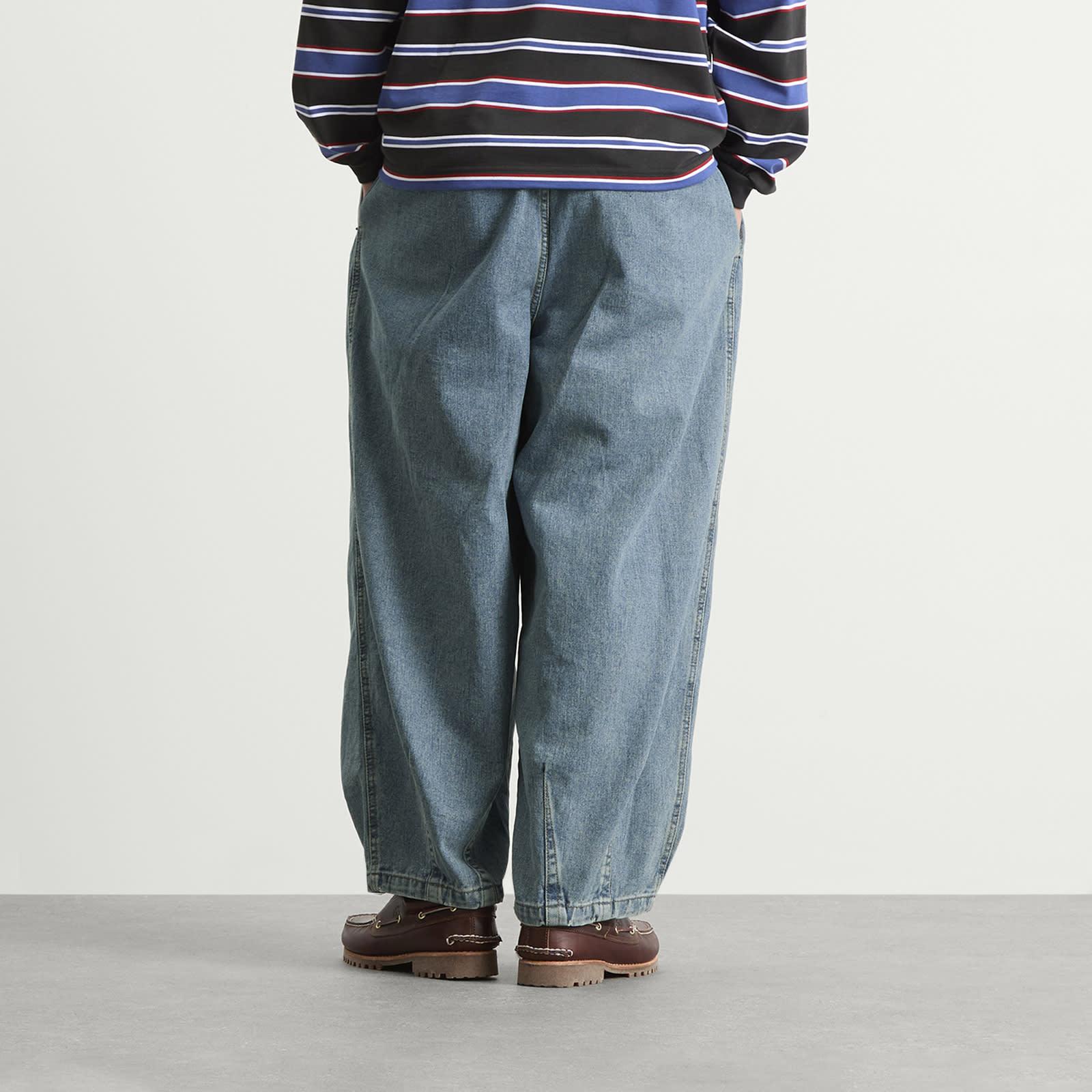 ANGLAN Stone Vintage Denim Balloon Pants in Blue for Men | Lyst UK