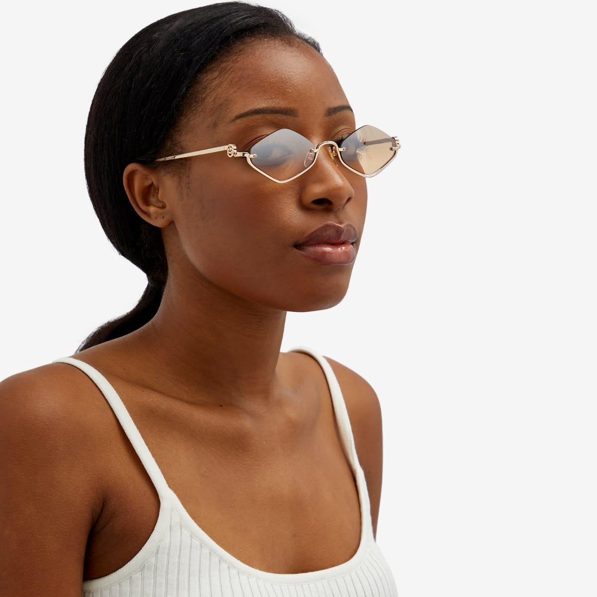 Gucci Gg1604S Sunglasses in White | Lyst