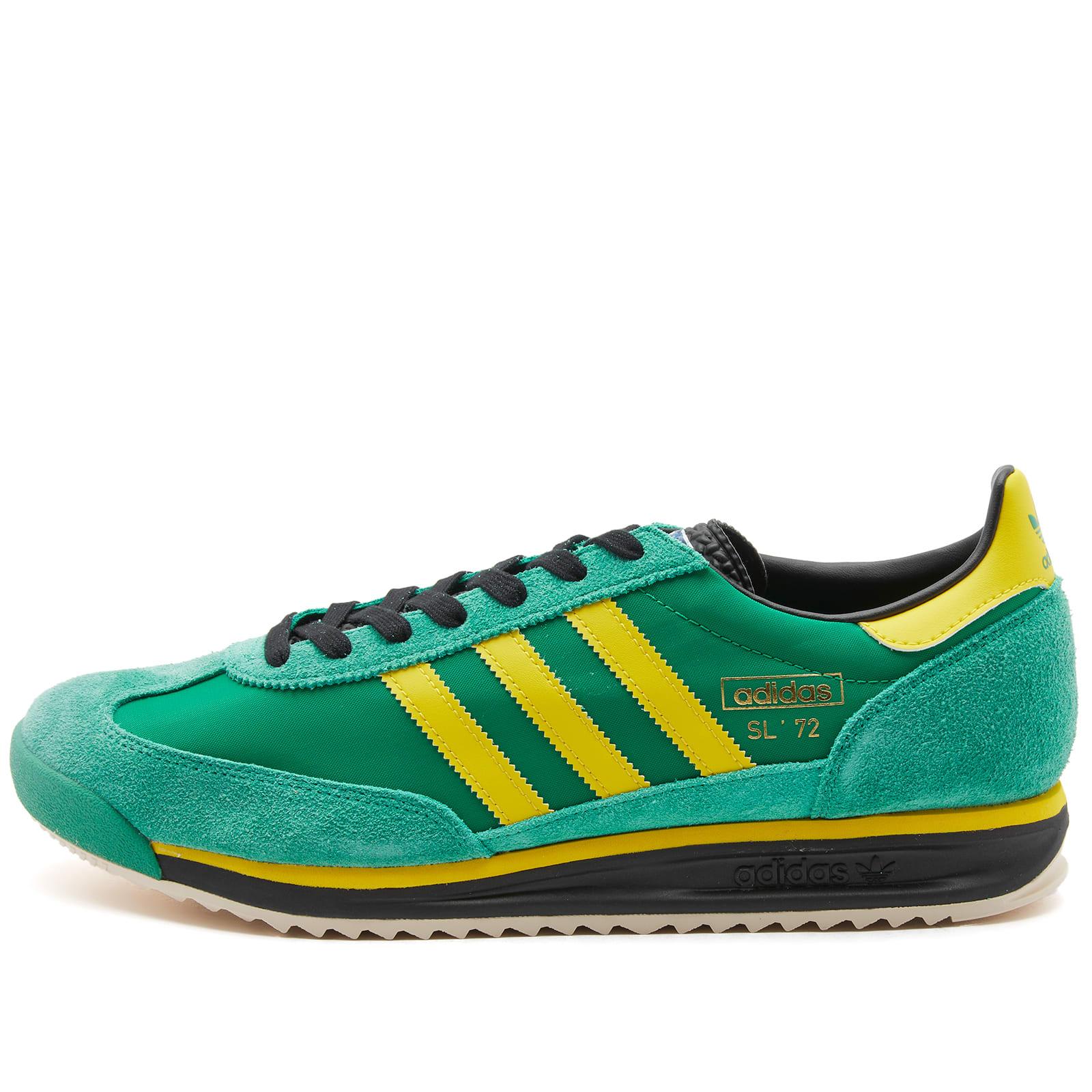 Womens adidas dark outlet green sl 72 trainers