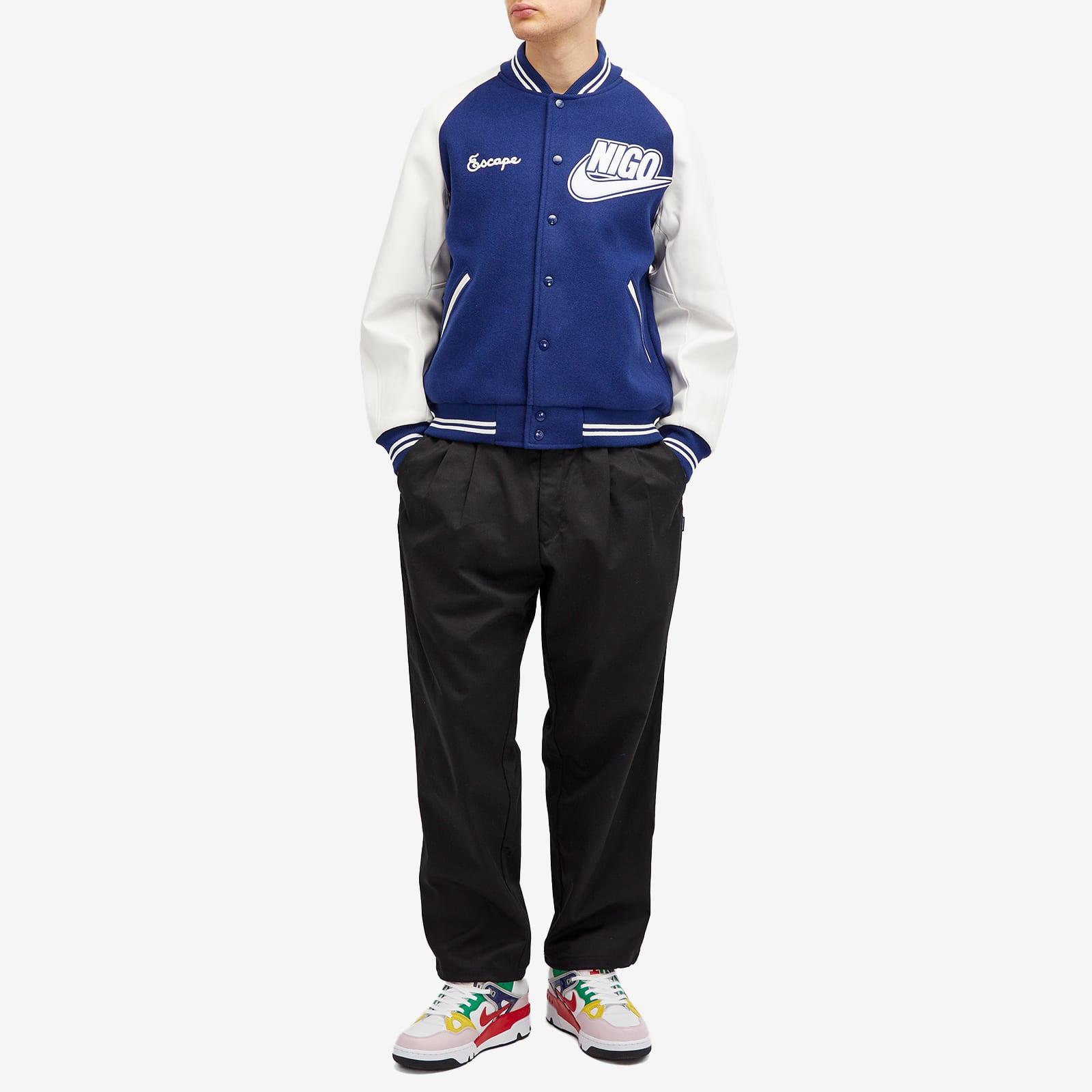 Nike X Nigo Varsity Jacket in Blue | Lyst