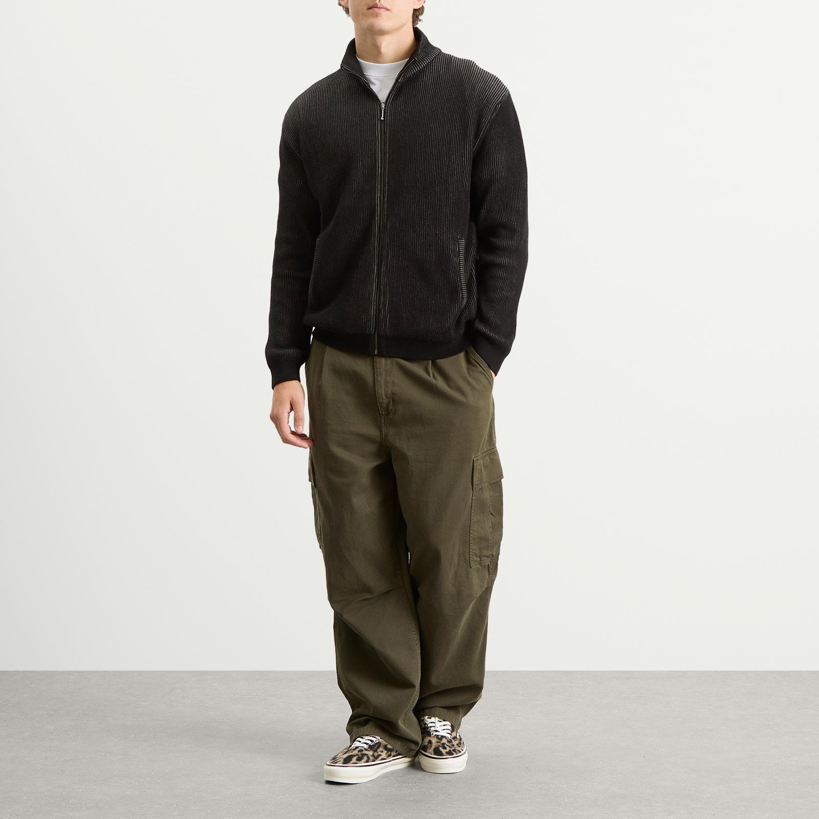 thisisneverthat Full Zip Cardigan in Black for Men | Lyst