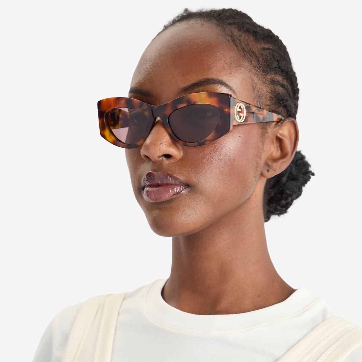 サングラス GUCCI Gg1843s Sunglasses - Gucci - Acetate - Brown Gucci Gg1843S Sunglasses in Brown | Lyst