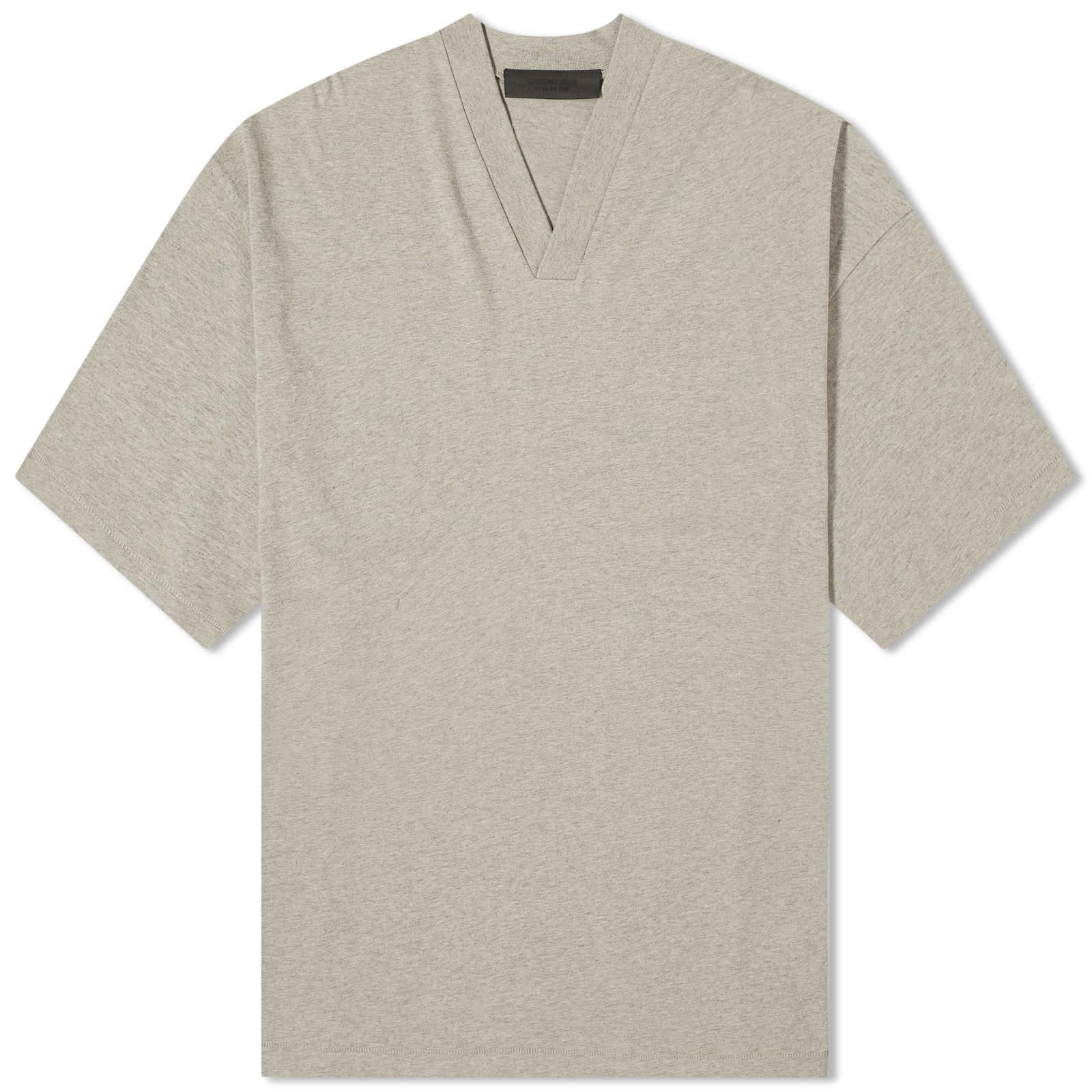 Fear Of God Spring Logo V-neck T-shirt in Gray for Men