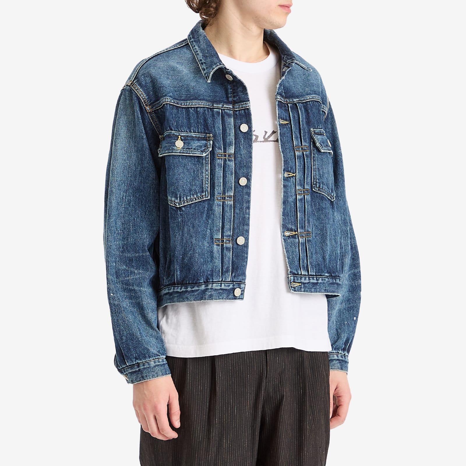 Visvim Ss 101X Damaged 1010 Jacket in Blue for Men | Lyst