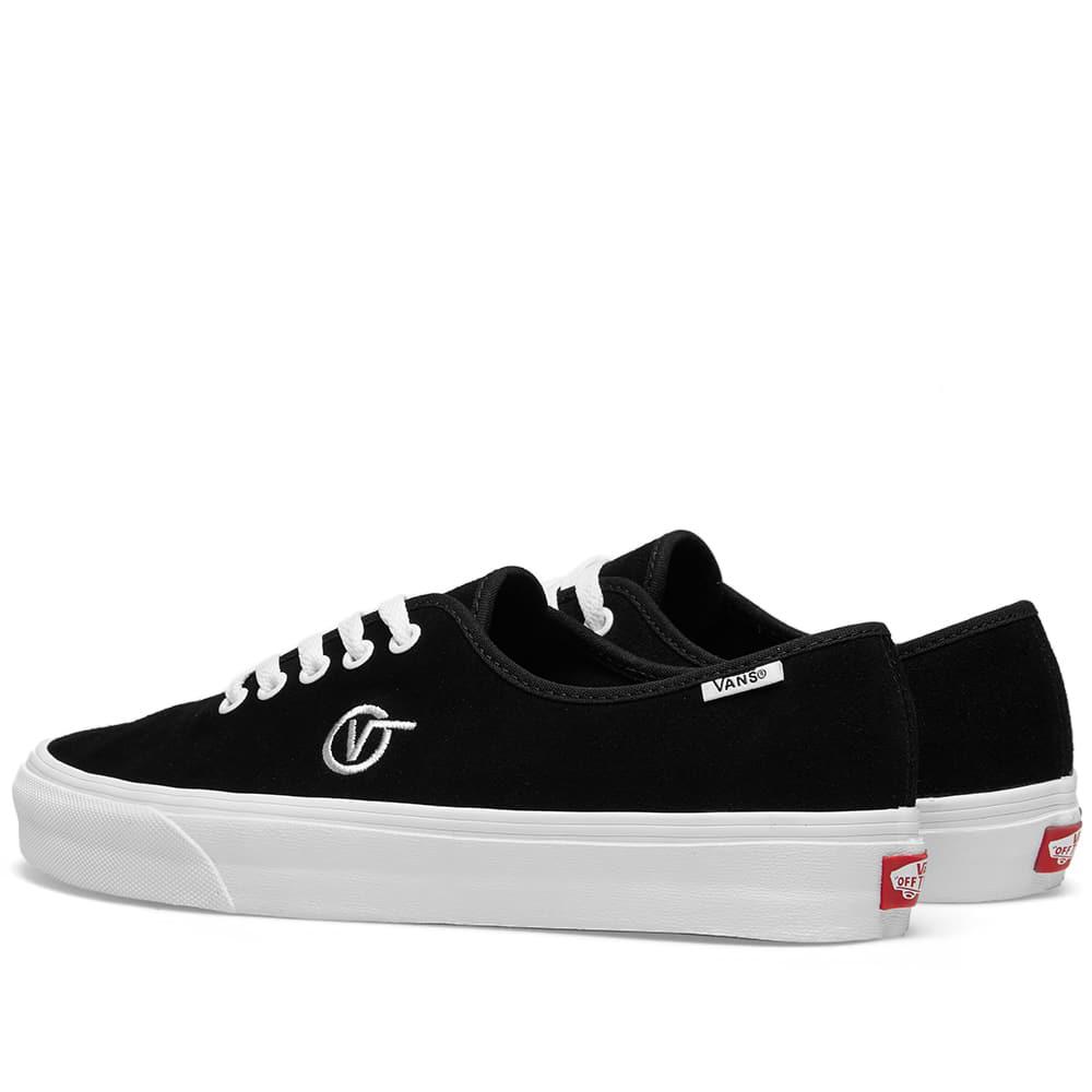Vans Suede Authentic One Piece Circle V in Black for Men - Lyst