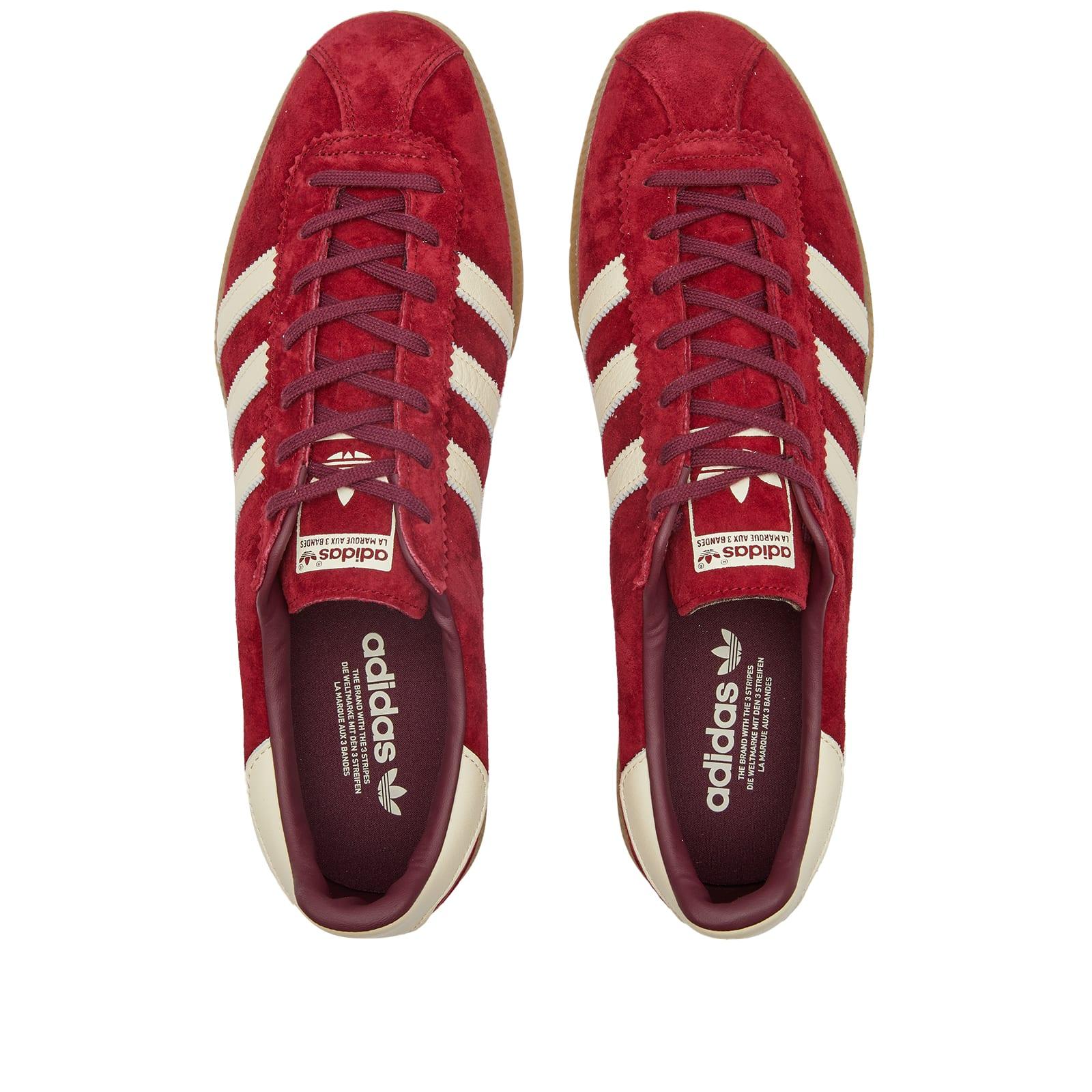 red adidas bermuda