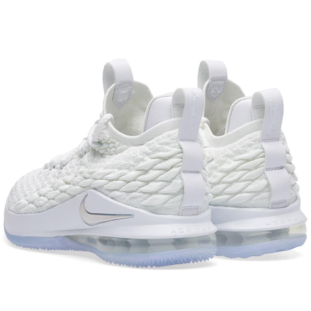 lebron xv low white