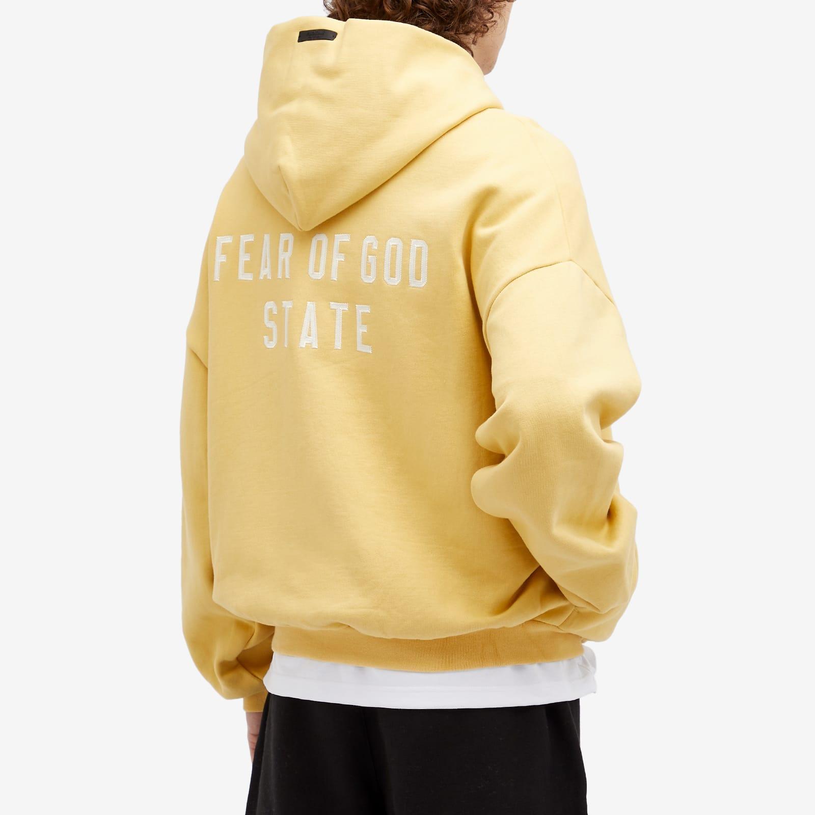 Fear Of God Heavy Fleece Fullzip Hoodie in Yellow for Men Lyst