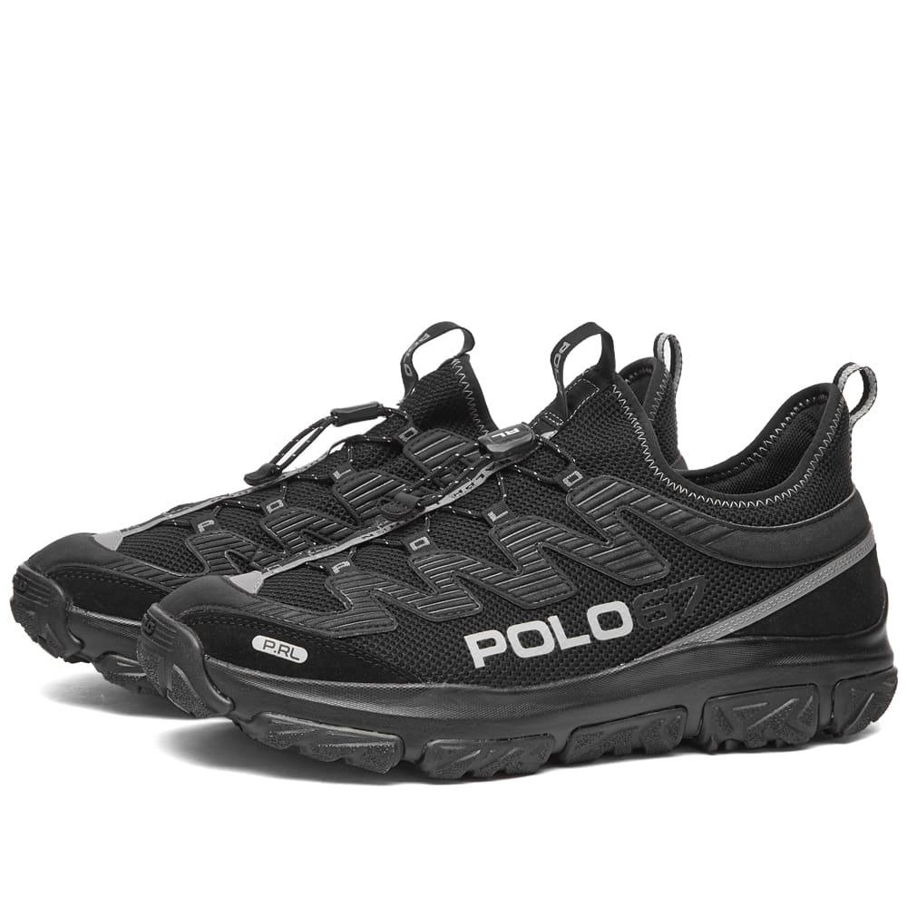 Polo Ralph Lauren Adventure 300 Sneakers in Black for Men | Lyst