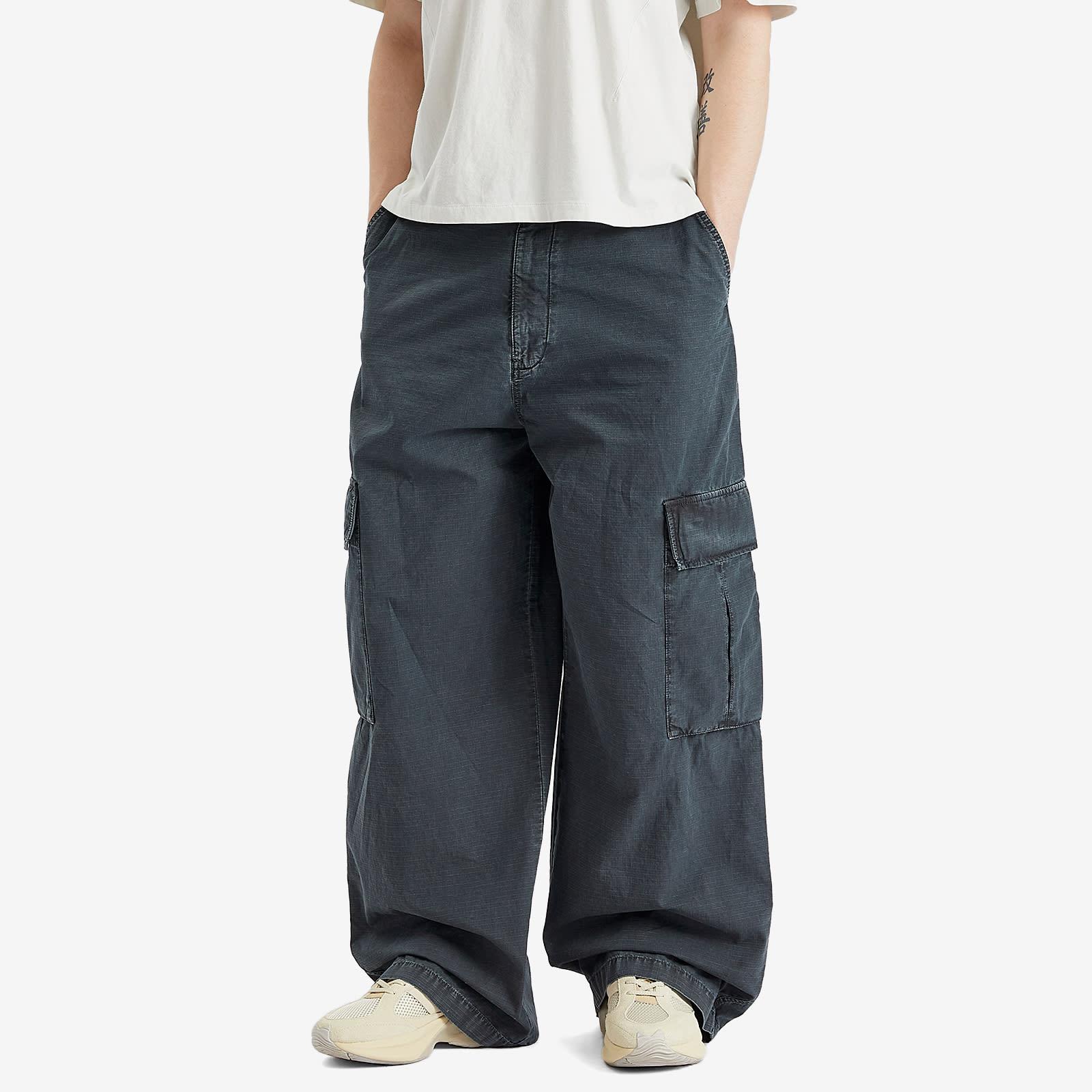 Acne Studios Plassont Garment Dye Cotton Ripstop Cargo Pants