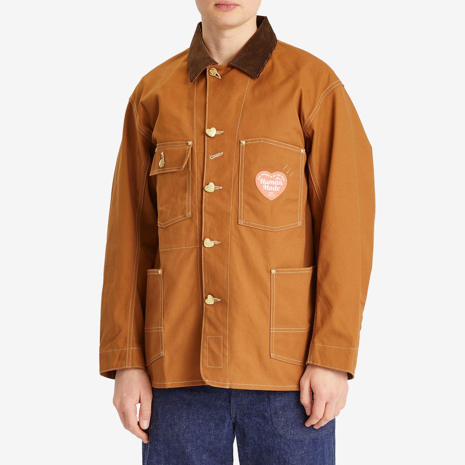 Human Made Duck Coverall Jacket in Brown for Men | Lyst