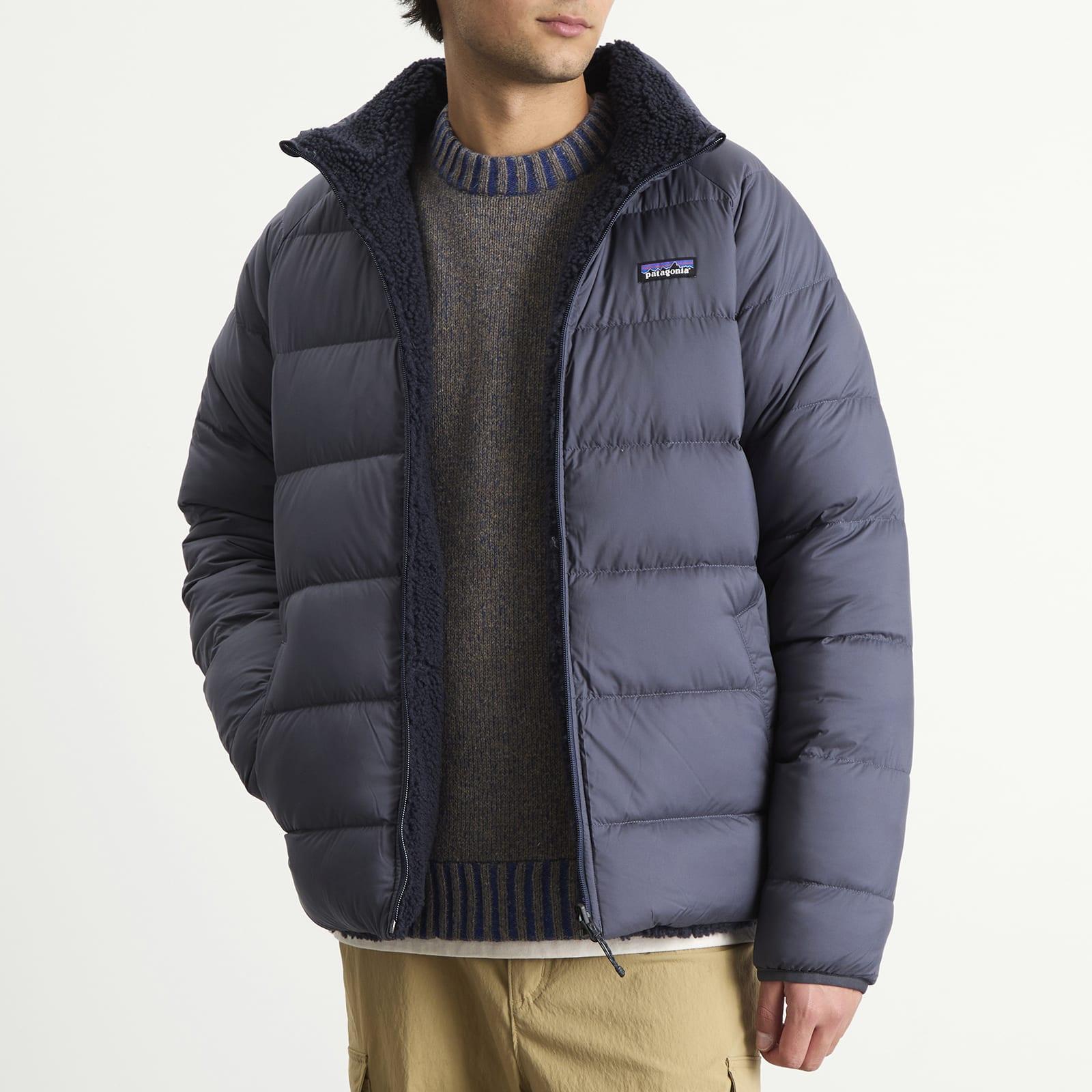Patagonia Reversible Silent Down Jacket in Blue for Men | Lyst UK