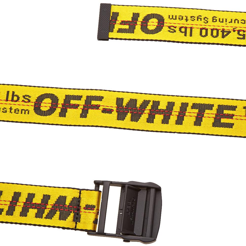 Lyst - Off-White C/O Virgil Abloh &quot;industrial&quot; Belt in Yellow for Men