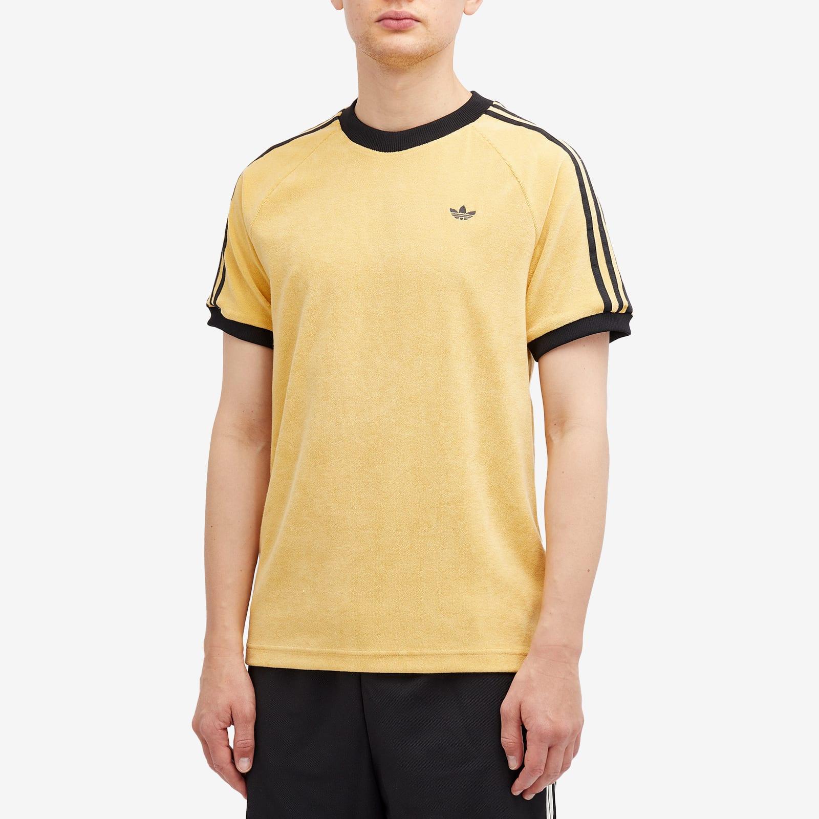 adidas Retro Cotton Blend T-Shirt in Yellow for Men Lyst UK