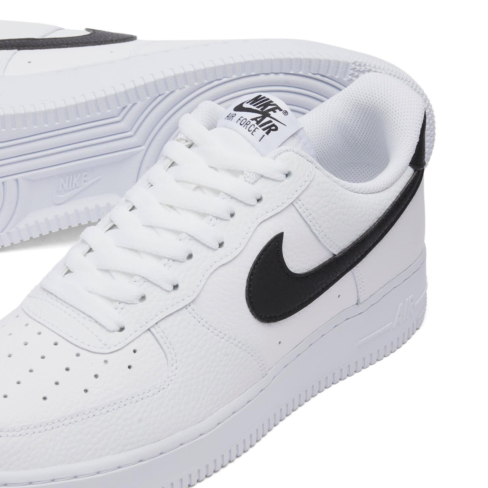 nike air force 1 07 3 white black