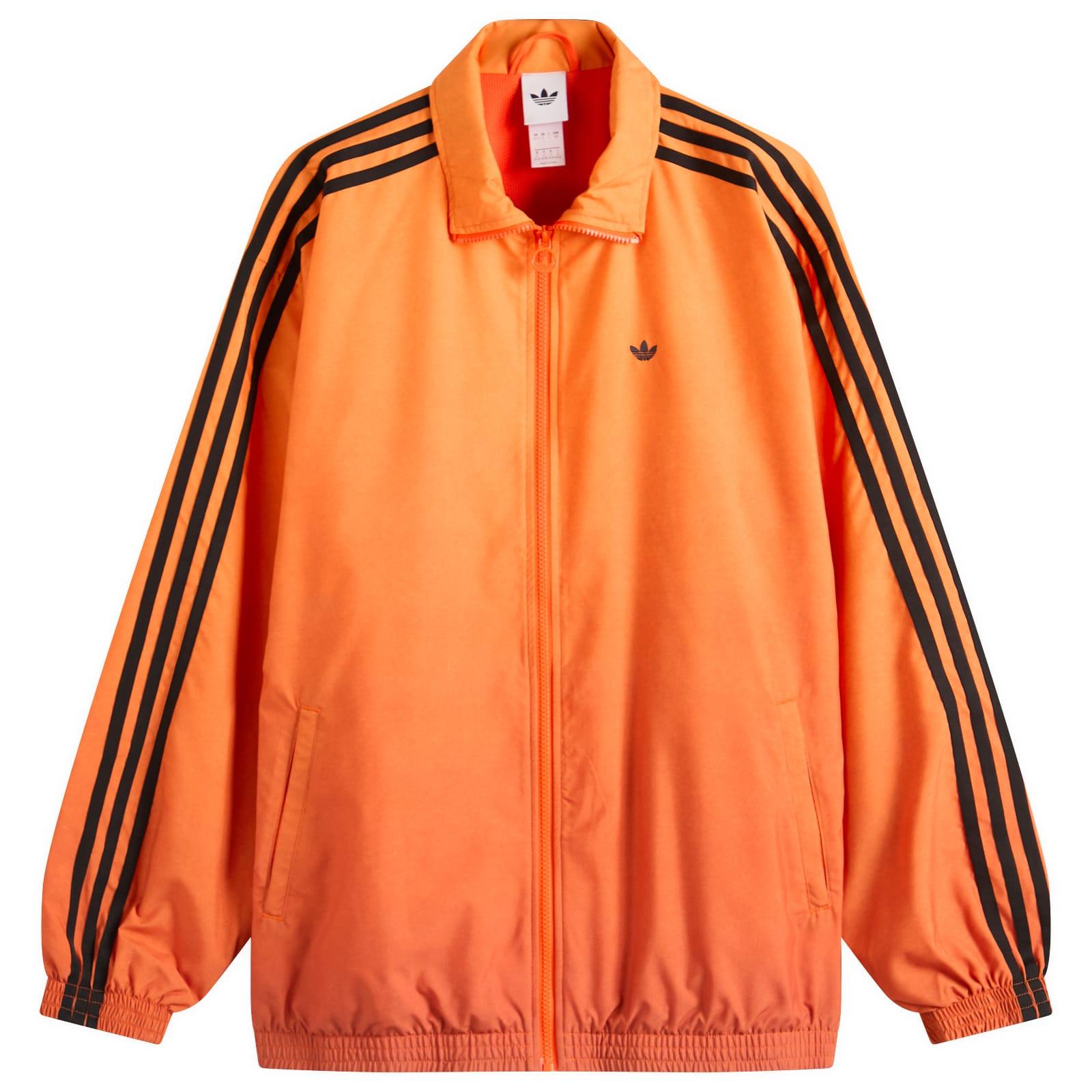 adidas Firebird Oversized Track Top in Orange | Lyst
