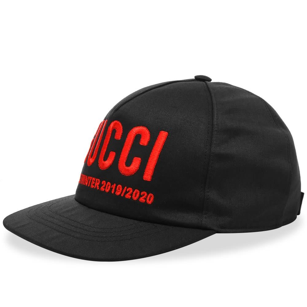 Gucci Cotton Logo Cap in Black for Men - Save 5% - Lyst