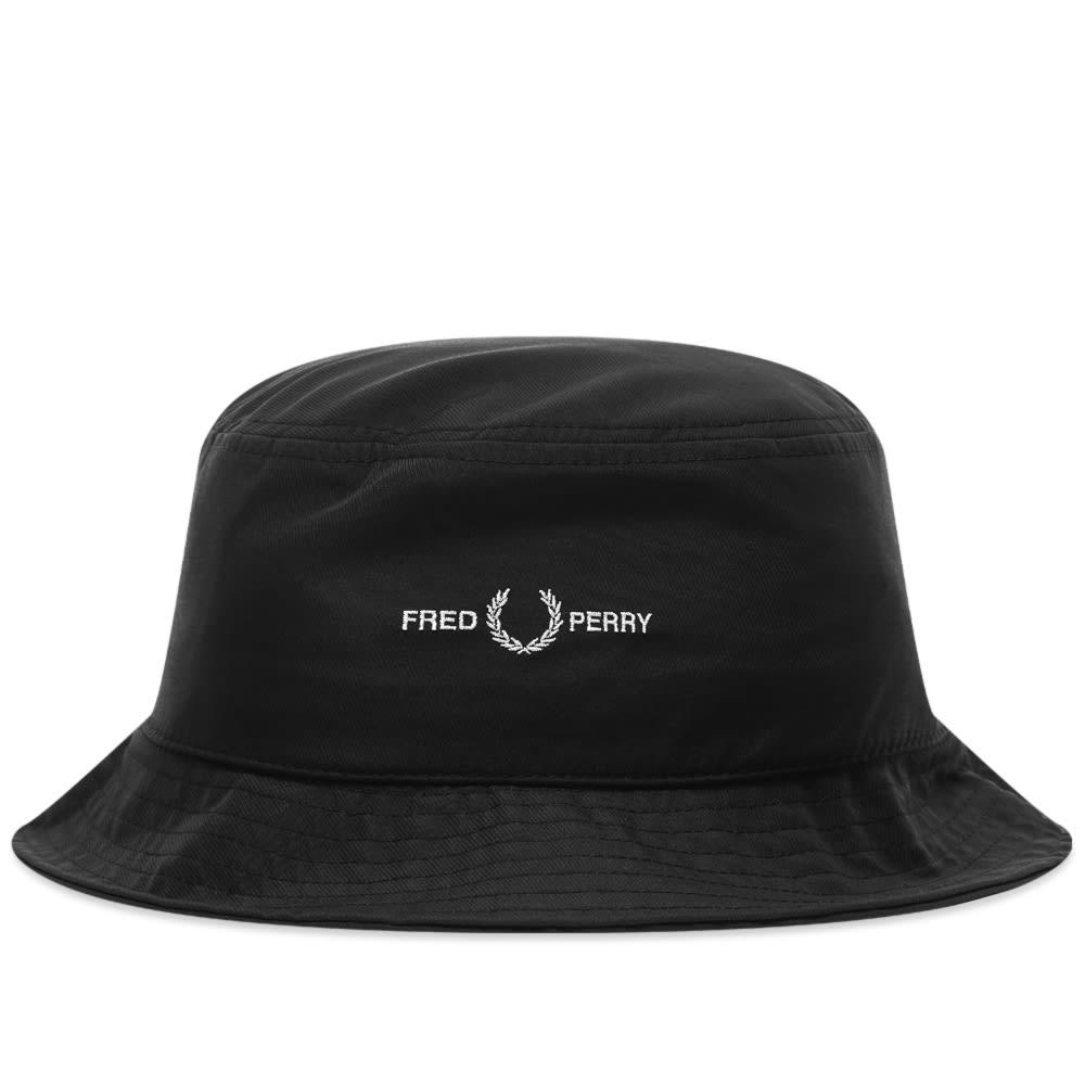 Sports Twill Bucket Hat in Black 