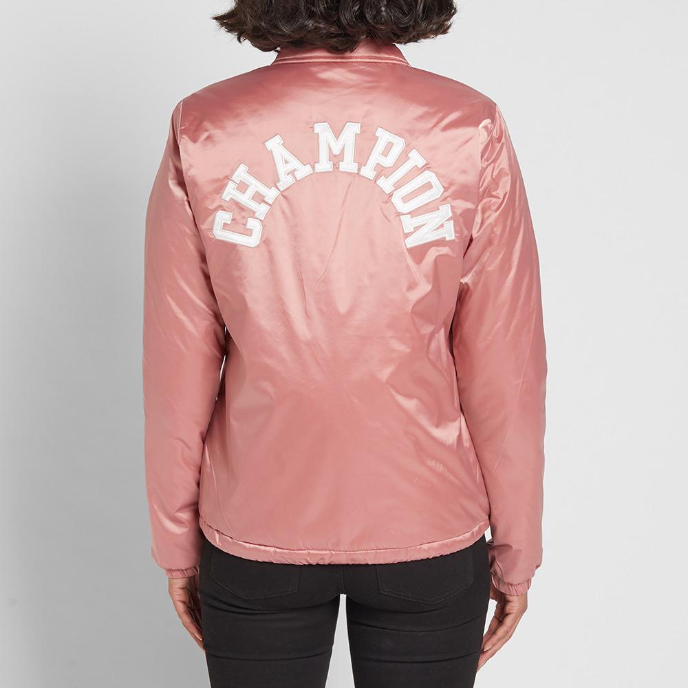champion jacket pink