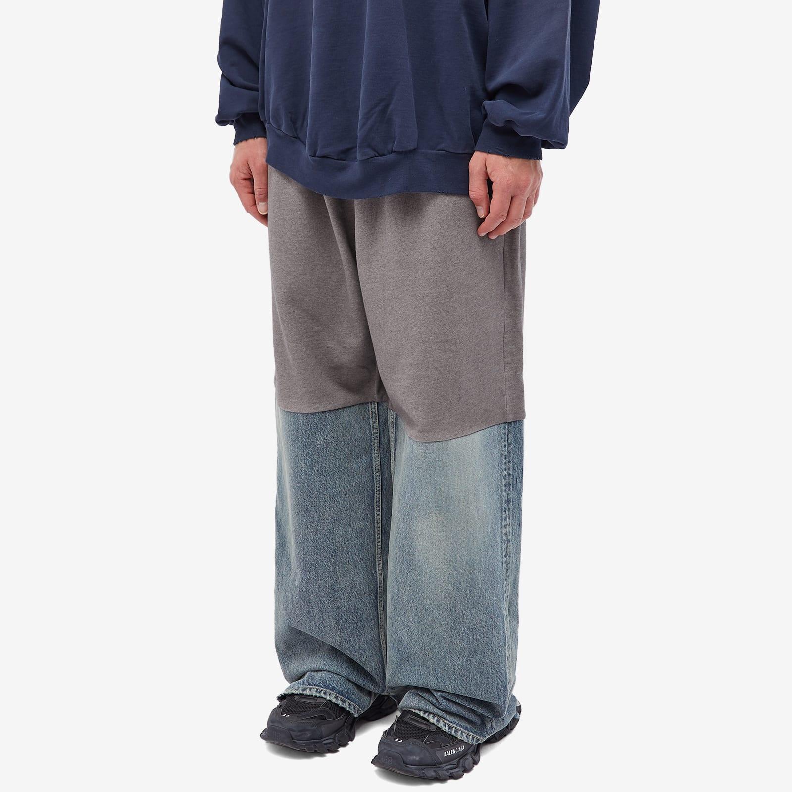 BALENCIAGA (バレンシアガ) PATCHED SWEAT PANT balenciaga-Pale-Blue-Patched-