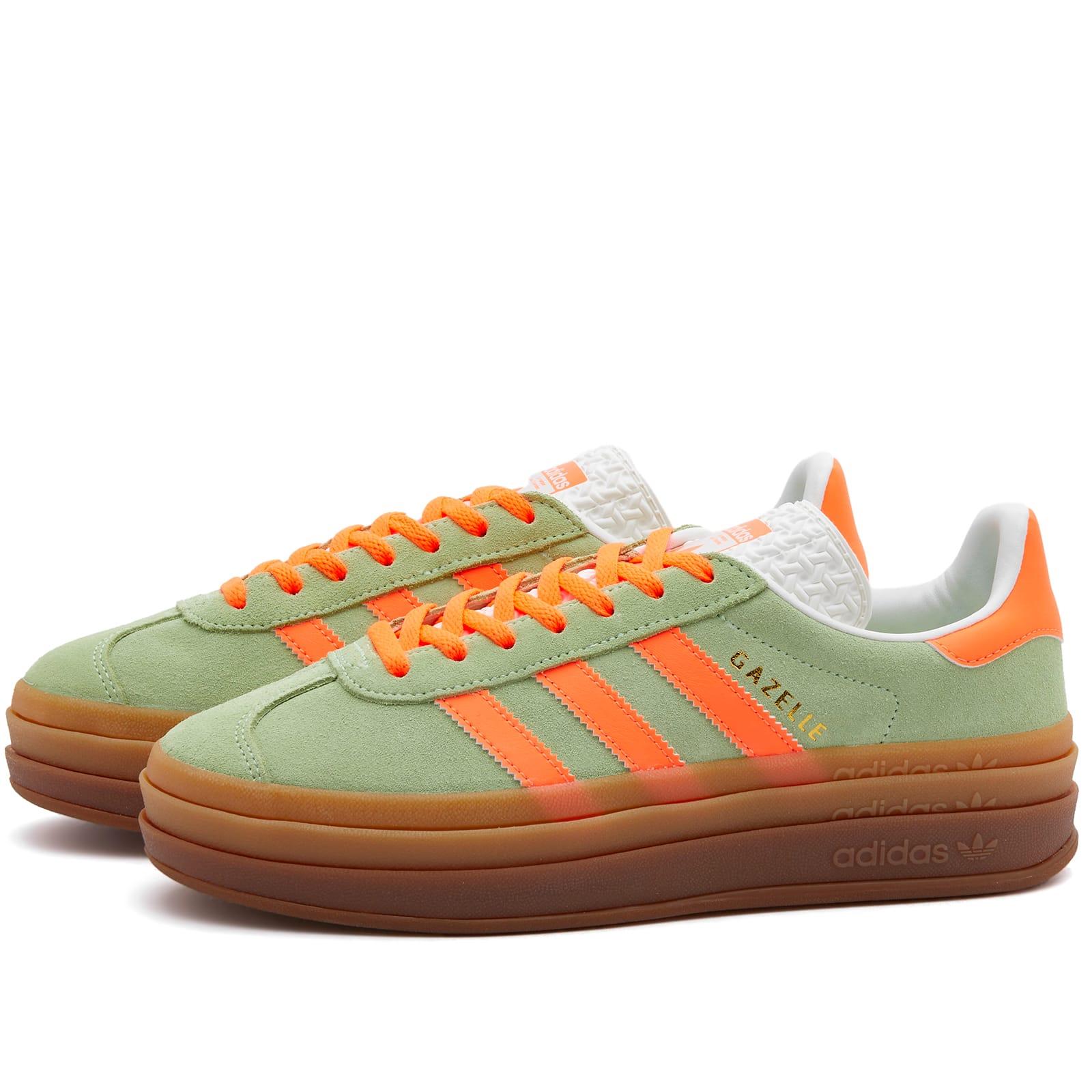 adidas gazelle silver green womens ADIDAS Gazelle Bold Platform WMNS 